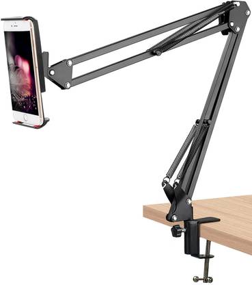 Blue Birds Overhead Video Stand Phone Holder, Long Lazy Arm & Bracket for All Mobiles Phone Tripod, Tripod Ball Head, Tripod Bracket, Tripod Clamp, Tripod Kit