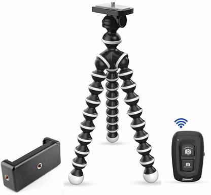 Dallao Gorilla Tripod/Mini (13 Inch) Tripod for Mobile Phone with Phone Mount & Remote | Flexible Gorilla Stand for DSLR & Action Cameras Tripod