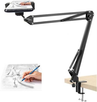 Zohlo Overhead Tripod Camera Stand 360 Degree Mobile Holder Cell Phone Stand Tripod, Tripod Ball Head