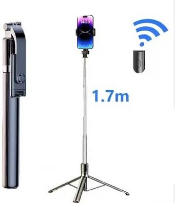 Sconzi R1SL Compact Travel Tripod with Selfie Stick and Remote Tripod, Monopod Kit, Tripod Kit