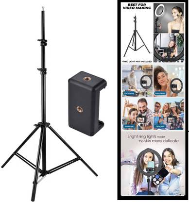 Deeshora Best Buy 2.1m Tripod Stand 6.9ft Flexibility and foldeble Lightweight Tripod, Tripod, Monopod, Tripod Ball Head, Tripod Kit