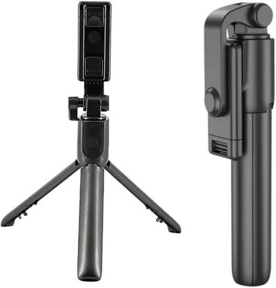 G2L GOOD QUALITY R1 Foldable Wireless Extendable Selfie Stick Monopod Phone Holder Tripod, Monopod Kit, Tripod Clamp