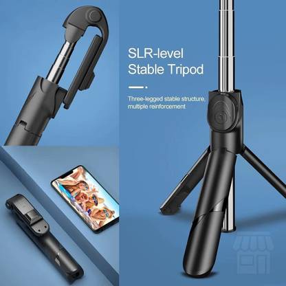 Infinite Digital Bluetooth Extendable Selfie Sticks with Wireless Remote and Tripod Stand, 3-in-1 Tripod