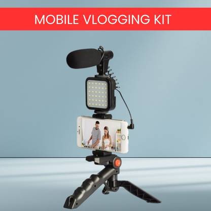 GUGGU Mini Tripod Stand (Video Kit)For Video Recording,Vlogging Kit & Video MakingG482 Tripod