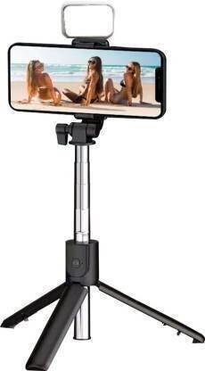 HIFY r1s -Newest Extendable Selfie Stick with Detachable Bluetooth Wireless Remote Phone Holder Compatible with All Smartphones Bluetooth Selfie Stick |selfies stick with bluetooth and led light |tripod with led stick |led monopod with led light Tripod, Monopod