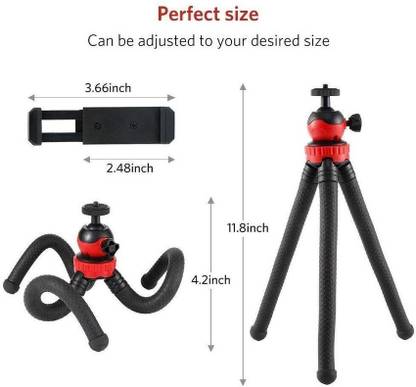 4uonly red black Gorilla Tripod with Rotating Ball Head Tripod for fgh2 Tripod