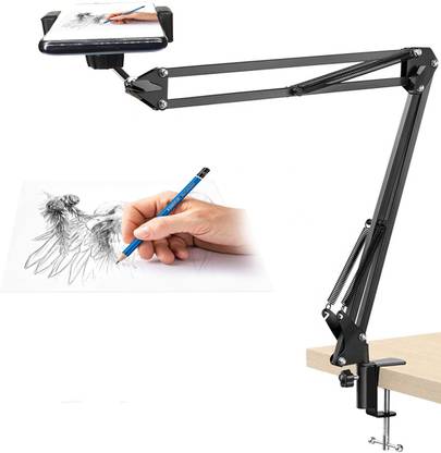 Mobtude Overhead Tripod Stand for Cooking and Sketch Video Stream Desktop Bedroom Office Tripod, Tripod Ball Head, Tripod Bracket, Tripod Clamp, Tripod Kit