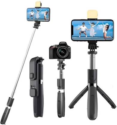 SquidFit Fill Light-Rotating Phone Holder Tripod