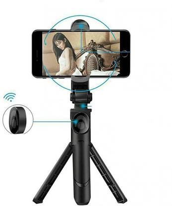 POZUB Selfie Sticks Tripod Stand Bluetooth Remote for Selfie,Vlogging Phone Holder Tripod, Monopod, Monopod Kit, Tripod Kit, Tripod Clamp, Tripod Bracket, Tripod Ball Head