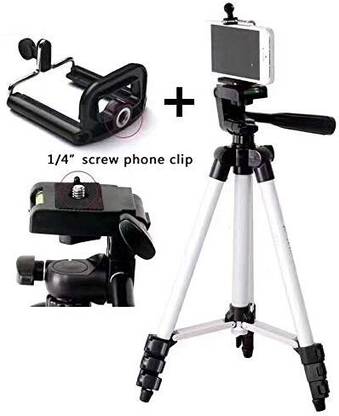 Aoito Professional Adjustable Tripod Stand for Mobile Phones & DSLR Cameras Tripod, Tripod Kit