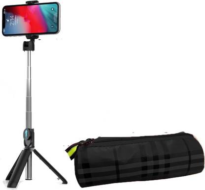 POZUB Selfie Stick Tripod +Carry Bag BT Remote Control Mobile Stand Gimbal Stabilizer Tripod, Monopod, Monopod Kit, Tripod Ball Head, Tripod Bracket, Tripod Clamp, Tripod Kit