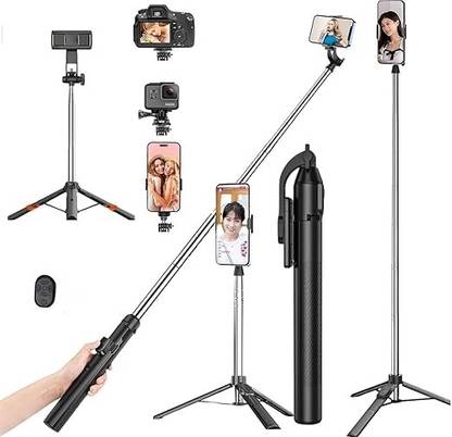 Sconzi Y17 Selfie Stick Tripod Long 170cm with Tripod & Remote XX17 Tripod, Monopod Kit, Tripod Kit