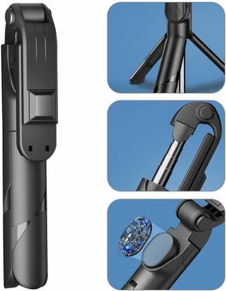 Techobucks TOP BRAND 3-in-1 Multifunctional Selfie Stick Bluetooth Wireless Remote Stand Tripod, Tripod Kit