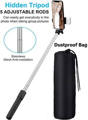 BUFONA Handheld Selfie Stick Holder With Remote,Carry Bag Bluetooth Selfie Stick Stand Tripod, Monopod, Monopod Kit, Tripod Kit, Tripod Bracket, Tripod Clamp