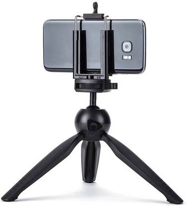 YUNGTTFNG Portable Lightweight Small Black Tripod For Mobile & Camera Tripod