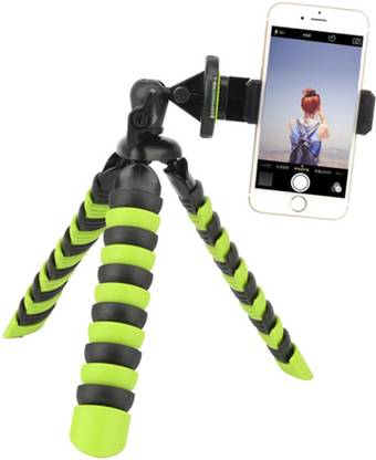 RECTITUDE Nonslip Legs, Ball Head Flexible Tripod with Smartphone Holder - Stand for DSLR Tripod