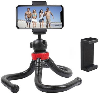MOBONE ® Flexible Cell Phone Glla Tripod Stand for DSLR Camera & Mobile Phone Lightweight Bendable Foldable with Ball Head with Mobile Holder Tripod Tripod