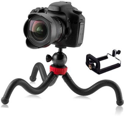 RECTITUDE Reliable & Flexible Tripod for Camera, Phone, Vlogging Cam - 360° Rotatable Tripod
