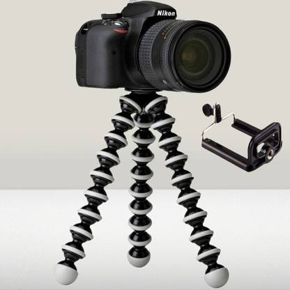 Krittoe Gorilla Tripod for Mobile Phone DSLR and Action Camera GoPro with Gorillapod Tripod