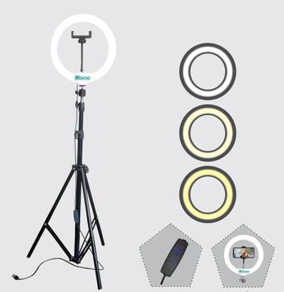 JAMMY ZONES Tripod stand with ring light for perfect video and picture shooting Tripod, Tripod Kit