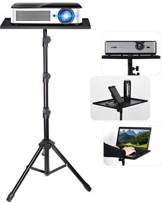 BROLAVIYA (Renewed) Refurbished Multi-Purpose Projector Tripod Stand, Laptop Stand Tripod