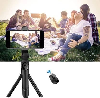 AMUSING Lightweight Selfie Stick Tripod Wireless Remote 3in1 Function and Mobile Stand Tripod, Monopod, Tripod Kit, Tripod Bracket