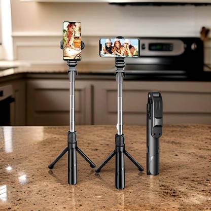 Clairbell ProSnap Convertible (Tripod) and (Selfie Stick) with Anti-Slip Grip KS249 Tripod