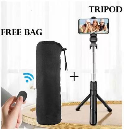 BOPUD Mobile stand Bluetooth Selfie Stick for Mobile Phone Pocket Selfie Stick Tripod, Monopod, Monopod Kit, Tripod Kit