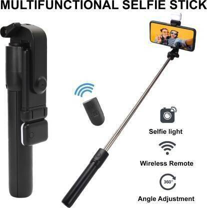 HIFY 3 in 1 selfie stick/tripod/monopod/with led light Tripod, Monopod