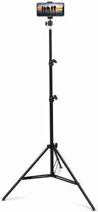 Treadmill BEST BUY Professional Heavy Duty Camera Video Photography Big Tripod Stand for Phone and Camera Adjustable Aluminium Alloy Big Tripod Stand Holder,Photo/Video Shoot,TIK Tok/YouTube Videos with Mobile Clip Holder Bracket Tripod, Tripod Kit, Tripod Bracket