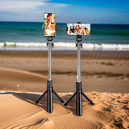 Clairbell ProSnap Convertible (Tripod) and (Selfie Stick) with Anti-Slip Grip KS485 Tripod