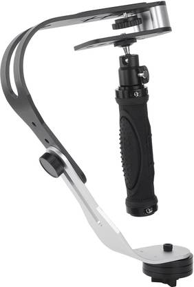 Axcess Handheld DSLR Camera Stabilizer Aluminum Alloy Bow Shape Stabilizer With Handle Tripod