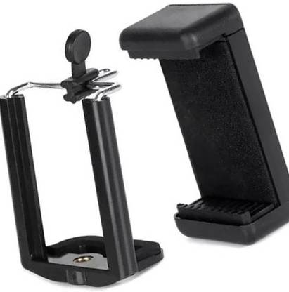 PULTO 360 Degree mobile clip 2 Hole Mount Holder Clip/Mount Adapter/Adjustable Clamp Tripod, Monopod, Monopod Kit, Tripod Ball Head, Tripod Bracket, Tripod Clamp, Tripod Kit
