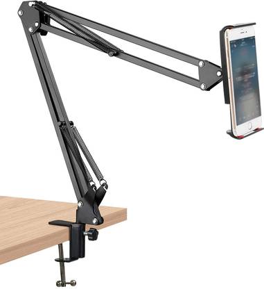 ANY KART Heavy Quality Live Streaming Adjustable Mobile Mount Stand Recording Microphone Stand
