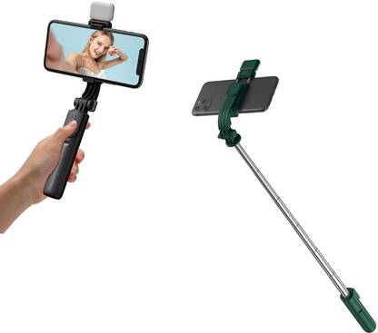 Point Zero Selfie Stick Tripod Led Light Bluetooth Selfie Stick Tripod