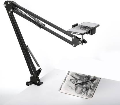 Wanzhow Tabletop Overhead Tripod Mobile Holder with 360° Rotate for Cooking Sketch Video Tripod, Tripod Clamp, Tripod Bracket, Monopod, Tripod Ball Head