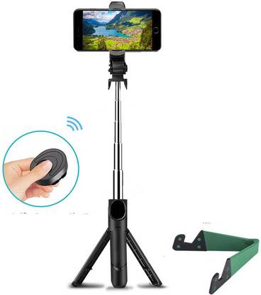 BUFONA Selfie Sticks Tripod Stand BT Remote for Selfie,Vlogging Gimbal Mobile Holder Tripod, Tripod Ball Head, Tripod Bracket, Tripod Clamp, Tripod Kit, Monopod, Monopod Kit