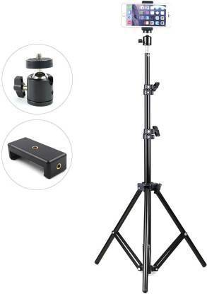 blutap 2.1m Light Stand Tripod with Phone holder and 360 Degree Ball head Tripod Tripod Kit