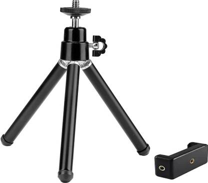 ADCOM Mini Tripod With Smartphone Holder -Compatible with All iPhone & Android Devices Tripod