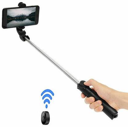 CHG BEST XT-02 Bluetooth Extendable Selfie Stick Lightweight All Smartphone Tripod, Tripod Kit, Tripod Ball Head