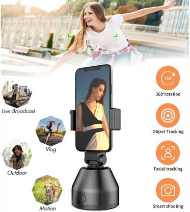 ASRYD 360 Rotating Holder for Photo & Video, Auto Face Tracking & Object Tracking Tripod