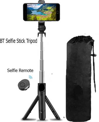 POZUB Travel Bluetooth Selfie Stick Stand With Remote Photo Shutter Gimbal +Carry Bag Tripod, Monopod, Monopod Kit, Tripod Ball Head, Tripod Bracket, Tripod Clamp, Tripod Kit