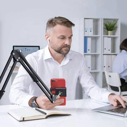 AMUSING Best Overhead Tripod Camera Tablet Stand 360 Degree Mobile Holder Phone Stand Tripod, Monopod, Tripod Clamp, Tripod Bracket, Tripod Ball Head