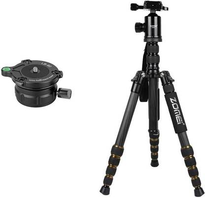Lyla Zomei Z699C Carbon Fiber Travel Tripod 5 Section Monopod + Professional Tripod L Tripod