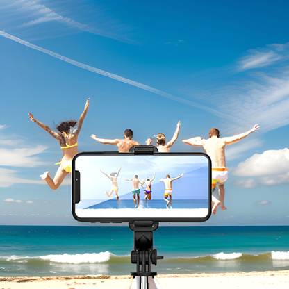 FRONY Adjustable (Tripod) and (Selfie Stick) with Bluetooth Connectivity OS333 Tripod
