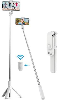 JAIN ELECTRONICS Foldable Tripod Selfie Stick Monopod Camera Mobile Stand Holder Video Makeup Tripod