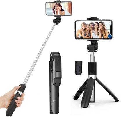 SNDS Selfie Stick multi-function Wireless Bluetooth Tripod(silver black) Tripod