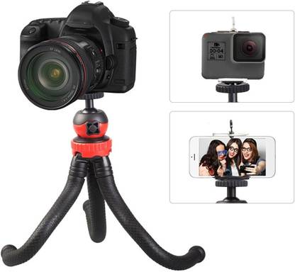 BASS BLING Flexible Tripod Stand for Mobile Phone & 360 Degree Ball Head Tripod, Monopod Kit, Tripod Bracket, Tripod Ball Head