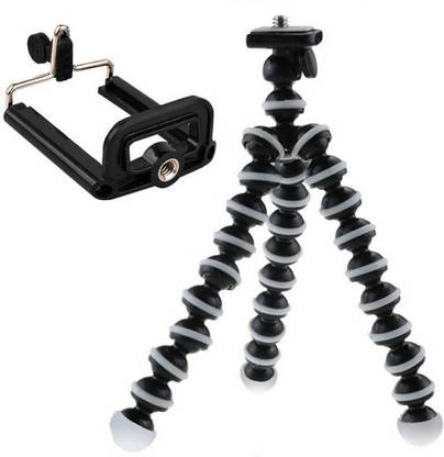 RECTITUDE Pocket Size, Flexible Joint Bends Perfect Grip Tripod for Smartphone & Camera Tripod