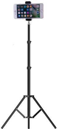 NEELTREDE 2.1 / 8 feet meter Phone tripod stand flexible Metal video camera stand light Tripod